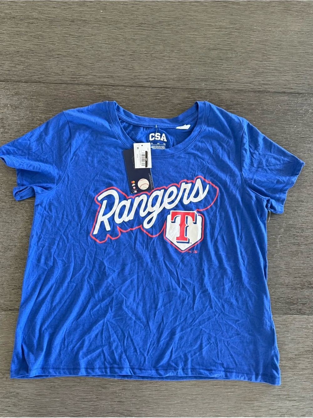 MLB Texas Rangers Women's Bi-Blend Scoop Neck
T-Shirt - XL - Picture 2 of 5